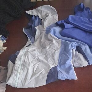 Columbia Women's Blue and Gray Jacket